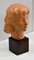 Art Deco Terracotta Bust of a Young Girl by J.C. Guéro, Early 20th Century 2