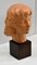 Buste de Jeune Fille Art Déco en Terracotta par JC Guéro, Début 20ème Siècle 2