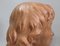 Art Deco Terracotta Bust of a Young Girl by J.C. Guéro, Early 20th Century 12