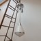 Vintage German Two-Tone Opaline Glass Pendant Lamp by Peter Behrens, Image 11