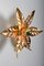 Willy Daro Style Brass Flower Sconce from Massive Lighting, 1970s 2