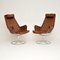 Vintage Leather Jetson Swivel Chairs by Bruno Mathsson, 1960s, Set of 2, Image 2