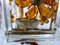Italienische Florale Glas Hängelampe, 1950er 12