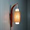 Teak & Glass Sconce, 1960s 16