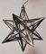 Vintage Silver Star Ceiling Lamp 7