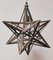 Vintage Silver Star Deckenlampe 4