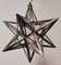 Lámpara de techo vintage en forma de estrella de plata, Imagen 6