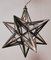 Vintage Silver Star Ceiling Lamp, Image 1