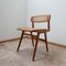 Chaise de Bureau Mid-Century en Bois et Rotin par Roger Landault 12