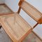 Mid-Century Wood & Cane Desk Chair by Roger Landault, Image 9