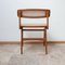 Mid-Century Wood & Cane Desk Chair by Roger Landault 6