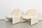 Bouclé Alky Lounge Chairs by Giancarlo Piretti for Castelli / Anonima Castelli, 1980s, Set of 2 3
