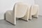Bouclé Alky Lounge Chairs by Giancarlo Piretti for Castelli / Anonima Castelli, 1980s, Set of 2, Image 5