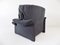 Fauteuil Portovenere Noir et Gris par Vico Magistretti pour Cassina, 1980s 2