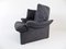 Black & Grey Portovenere Lounge Chair by Vico Magistretti for Cassina, 1980s 8