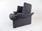 Black & Grey Portovenere Lounge Chair by Vico Magistretti for Cassina, 1980s, Image 8