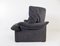 Black & Grey Portovenere Lounge Chair by Vico Magistretti for Cassina, 1980s 10