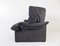 Black & Grey Portovenere Lounge Chair by Vico Magistretti for Cassina, 1980s, Image 10
