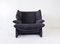 Black & Grey Portovenere Lounge Chair by Vico Magistretti for Cassina, 1980s, Image 6