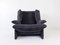 Black & Grey Portovenere Lounge Chair by Vico Magistretti for Cassina, 1980s 5