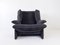 Black & Grey Portovenere Lounge Chair by Vico Magistretti for Cassina, 1980s, Image 5