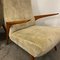 Sand-Colored Velvet Lounge Chairs, 1950s, Set of 2 4