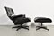 Lounge Chair with Ottoman by Charles and Ray Eames for Herman Miller, 1970s, Set of 2, Image 6