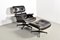 Fauteuil avec Ottomane par Charles et Ray Eames pour Herman Miller, 1970s, Set de 2 2