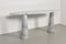 Italian Marble Eros Console Table by Angelo Mangiarotti for Skipper, 1970s 1