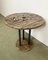 Table Basse Industrielle Ronde, 1960s 3