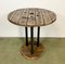 Table Basse Industrielle Ronde, 1960s 4