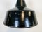 Industrial Black Enamel Pendant Lamp with Cast Iron Top from Elektrosvit, 1970s, Image 5
