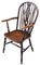 Antique Victorian Ash & Elm Wheel Back Windsor Side Chair, 1900s, Image 8