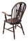 Antique Victorian Ash & Elm Wheel Back Windsor Side Chair, 1900s 6