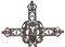 19th Century Cast Iron Cross 3