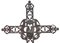 19th Century Cast Iron Cross, Image 3
