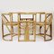 Juego de mesa y sillas de bambú y ratán, años 70, Imagen 10
