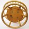 Vintage Bamboo Round Swivel Chair, 1970s 7