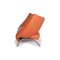Danaide Orange Leather 2-Seater Sofa from Leolux 12