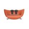 Danaide Leder 2-Sitzer Sofa in Orange von Leolux 1