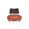 Pallone Leather Armchair with Orange Fabric from Leolux 6