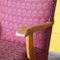 Vintage High Back Red Armchair, Image 7