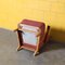 Vintage High Back Red Armchair 9