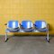 3-Seater Axis 3000 Bench with Armrests by Giancarlo Piretti for Anonima Castelli 2