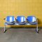 3-Seater Axis 3000 Bench with Armrests by Giancarlo Piretti for Anonima Castelli, Image 2