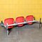 3-Seater Axis 3000 Bench with Armrests by Giancarlo Piretti for Anonima Castelli 11