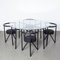Table with Round Glass Top by Nina Freed for Philippe Starck 13