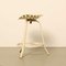 White Tractor Saddle Stool 4