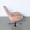 Swivel Lounge Chair with Ribbed Fabric 8