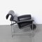 Postmodern Black Leather Armchair, Image 7